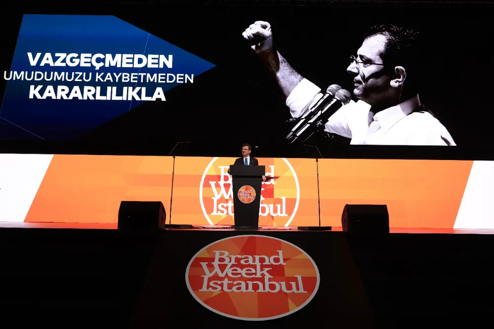 İMAMOĞLU, BRAND WEEK ISTANBUL 2024’ÜN AÇILIŞINDA KONUŞTU 