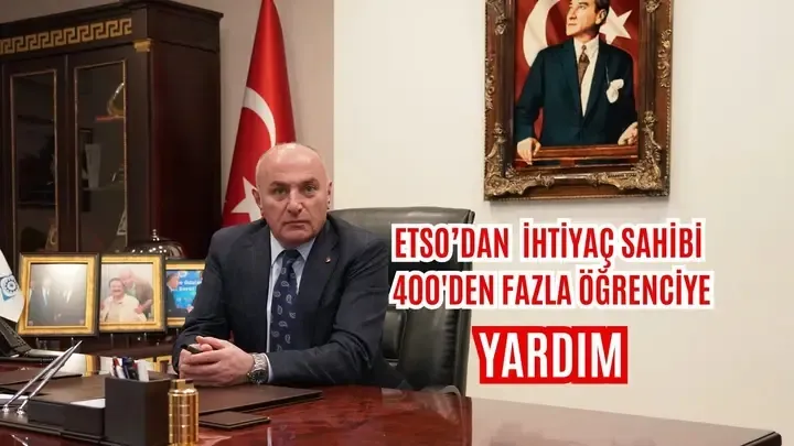 ETSO’dan  İhtiyaç Sahibi Öğrencilere Giyim Yardımı