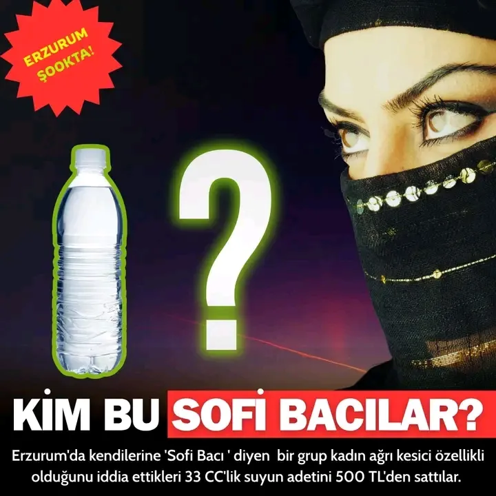 SOFİ BACILARDAN ŞİŞESİ 1500 TL’YE “AĞRI KESİCİ SU” SKANDALI!