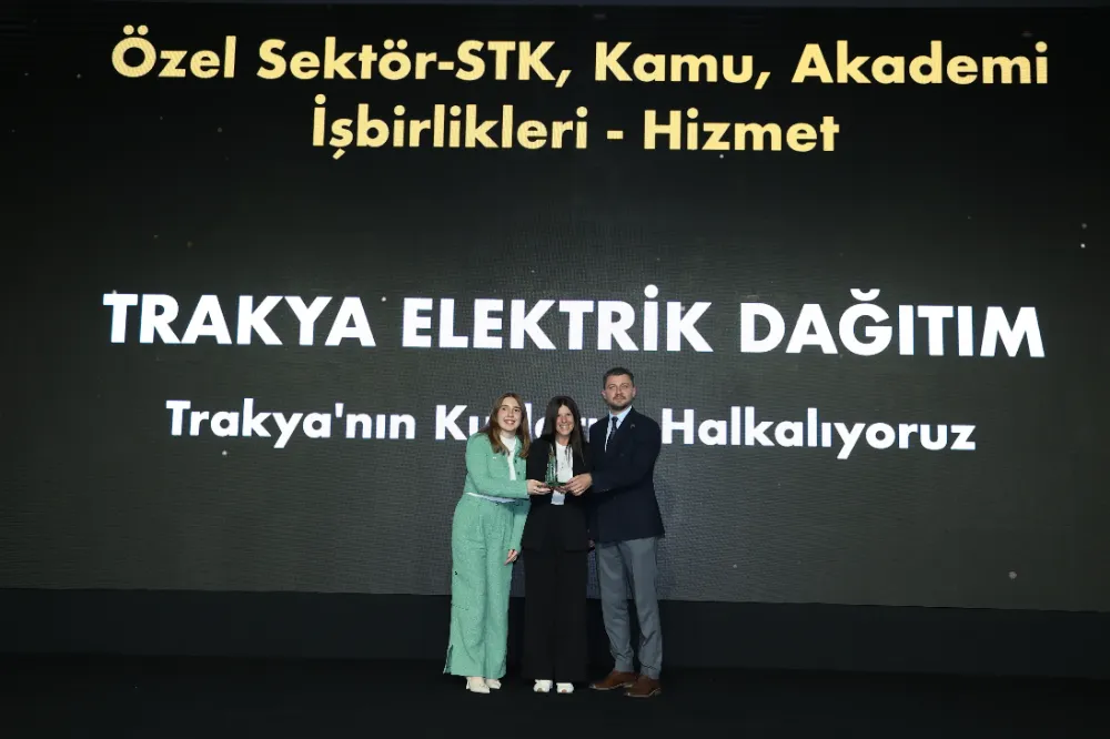 Sürdürülebilirlik Akademisi’nden TREDAŞ’a “İş Birliği” Ödülü 