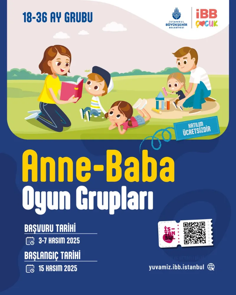 ANNE-BABA OYUN GRUBU BAŞVURULARI 3 KASIM’DA BAŞLIYOR 
