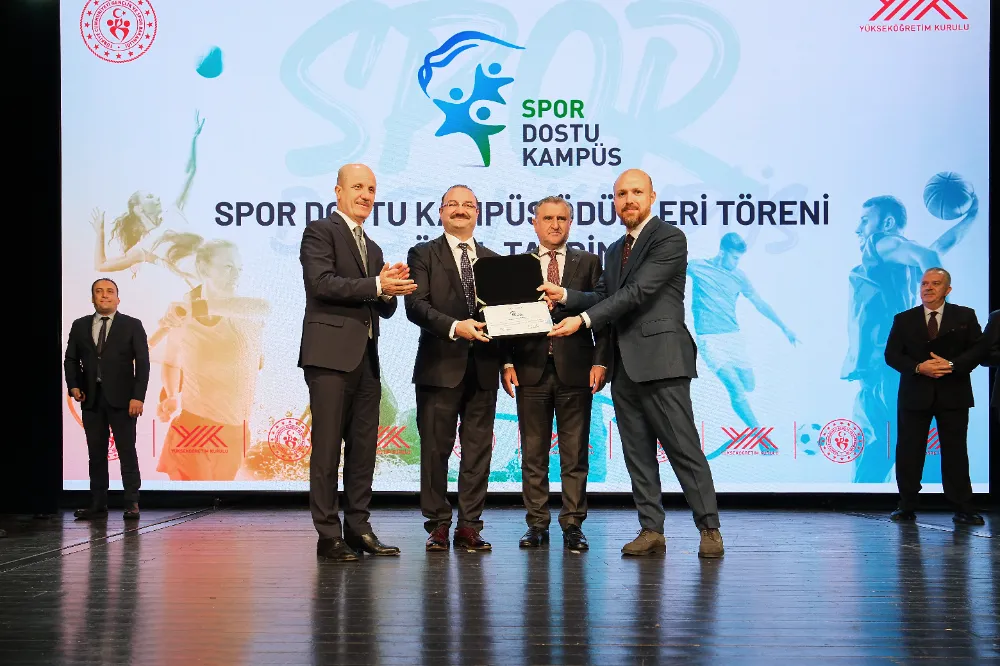 ATATÜRK ÜNİVERSİTESİ “SPOR DOSTU KAMPÜS” UNVANINA LAYIK GÖRÜLDÜ