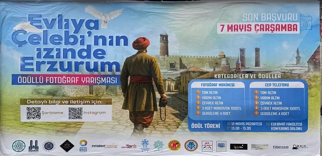  “Evliya Çelebi’nin İzinde Erzurum” temalı bir fotoğraf yarışması