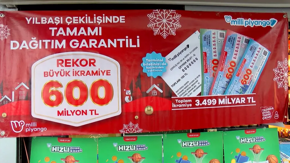 Süper Loto’da 6 bilen bir talihli büyük ikramiyeyi kazandı!