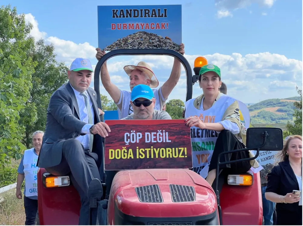 DEVA Partili Rızvanoğlu’ndan Kandıralılara destek:  “Çöp değil doğa istiyoruz!” 
