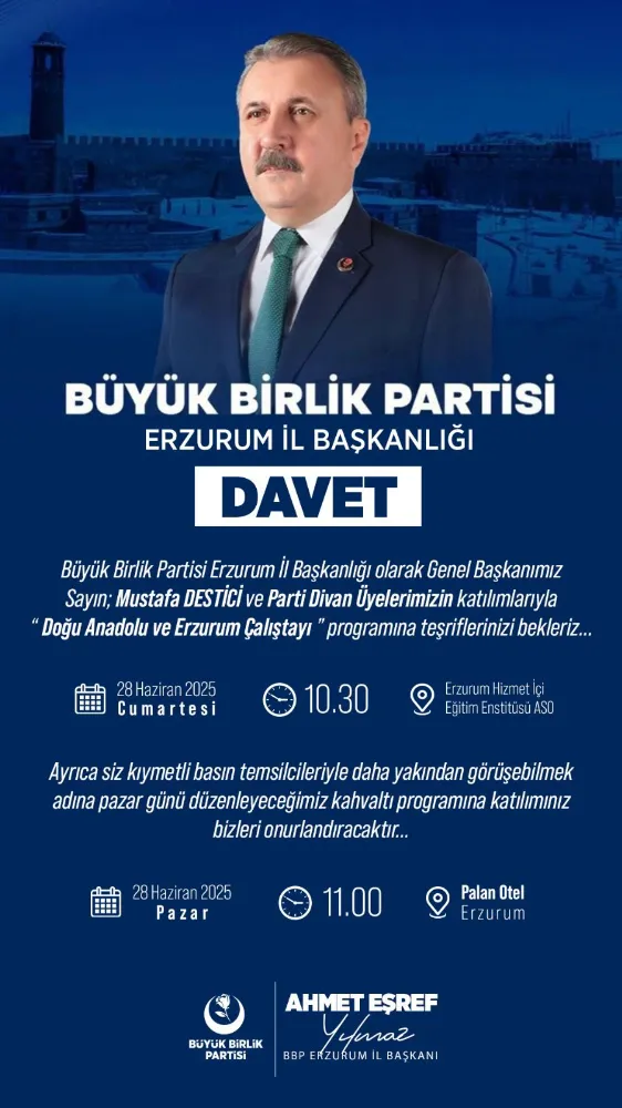 BBP Doğu Anadolu Çalıştayı Erzurum