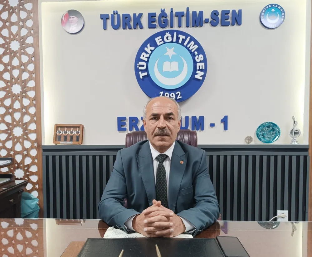 Türk Eğitim Sen Erzurum 1 nolu Şube Başkanı Gürsoy