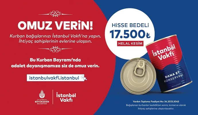 İSTANBUL VAKFI’NIN KURBAN BAĞIŞ KAMPANYASI DEVAM EDİYOR 