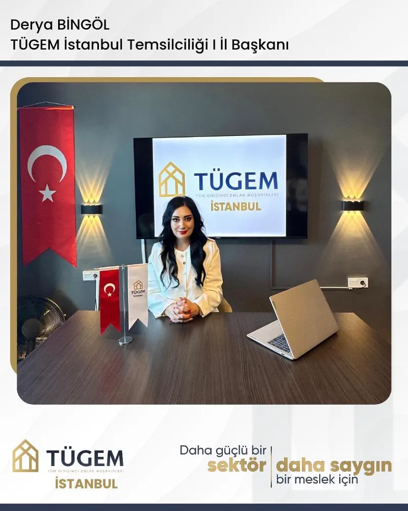 YENİ KURULAN TÜGEM İSTANBUL TEMSİLCİLİĞİ İL BAŞKANLIĞINA DERYA BİNGÖL GETİRİLDİ