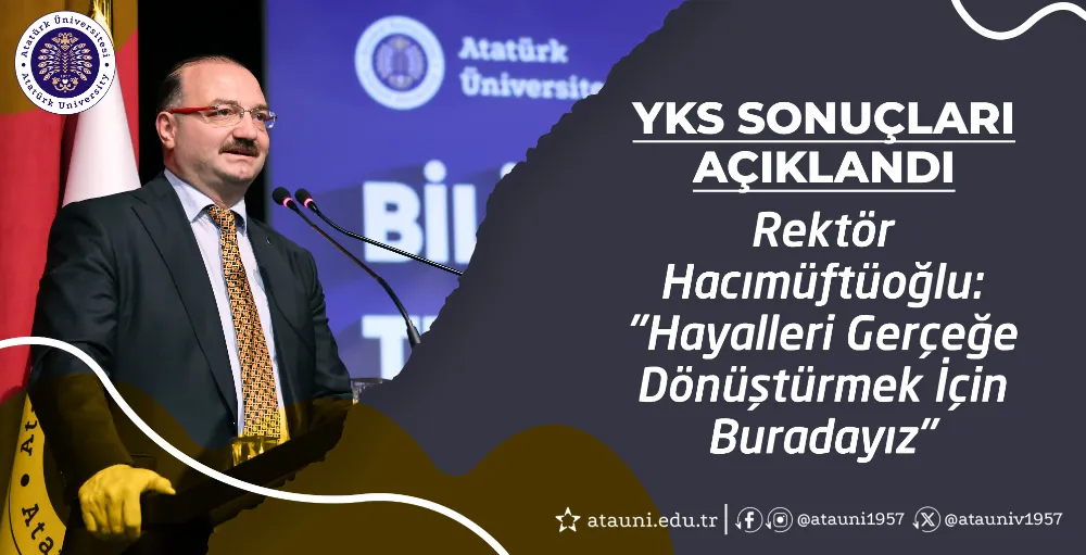 REKTÖR HACIMÜFTÜOĞLU: 