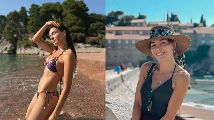 Ebru Şahin’den alev alev tatil pozları