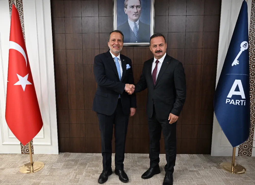 YAVUZ AĞIRALİOĞLU, FATİH ERBAKAN’I AĞIRLADI