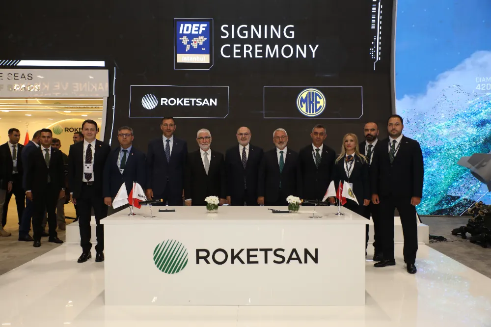 IDEF’25’te Roketsan rüzgârı: Ulusal ve uluslararası birçok projeye imzalar atıldı 