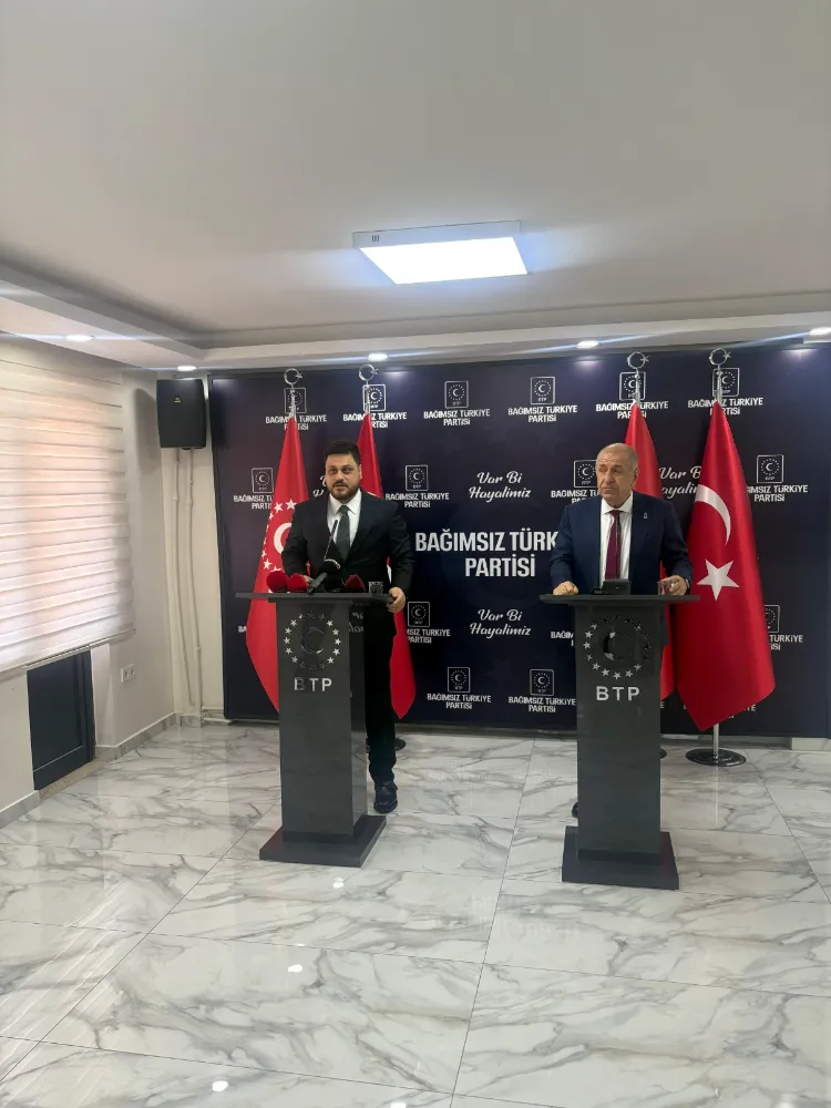 Zafer Partisi Lideri Ümit Özdağ’dan BTP lideri Hüseyin Baş’a ziyaret