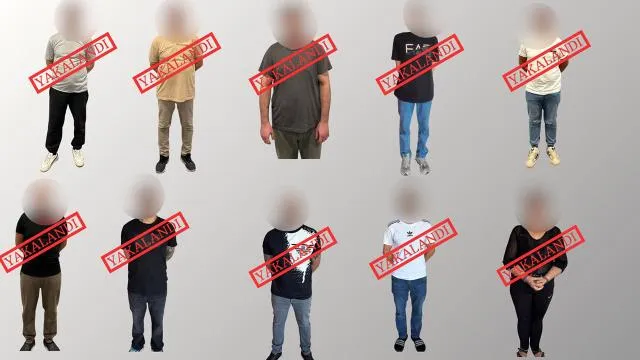 Kırmızı bültenle ve ulusal seviyede aranan 10 suçlu Türkiye
