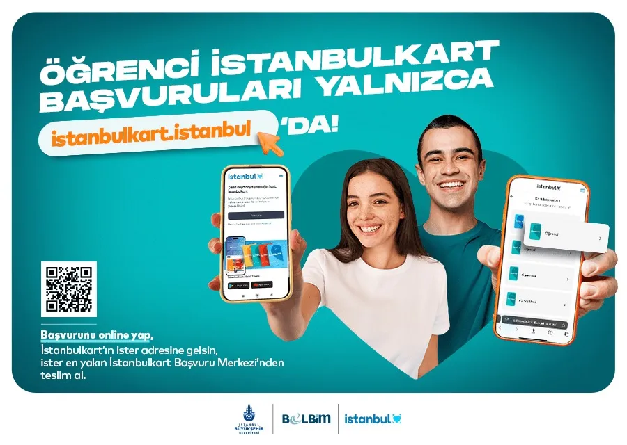 ÖĞRENCİLER DİKKAT:  İSTANBULKART BAŞVURUSU YALNIZCA DİJİTALDE!  
