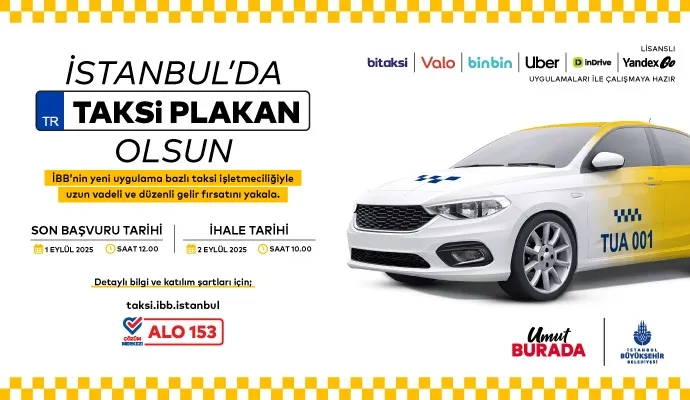 İBB’DEN İSTANBUL’DA TAKSİ KRİZİNE KALICI ÇÖZÜM 