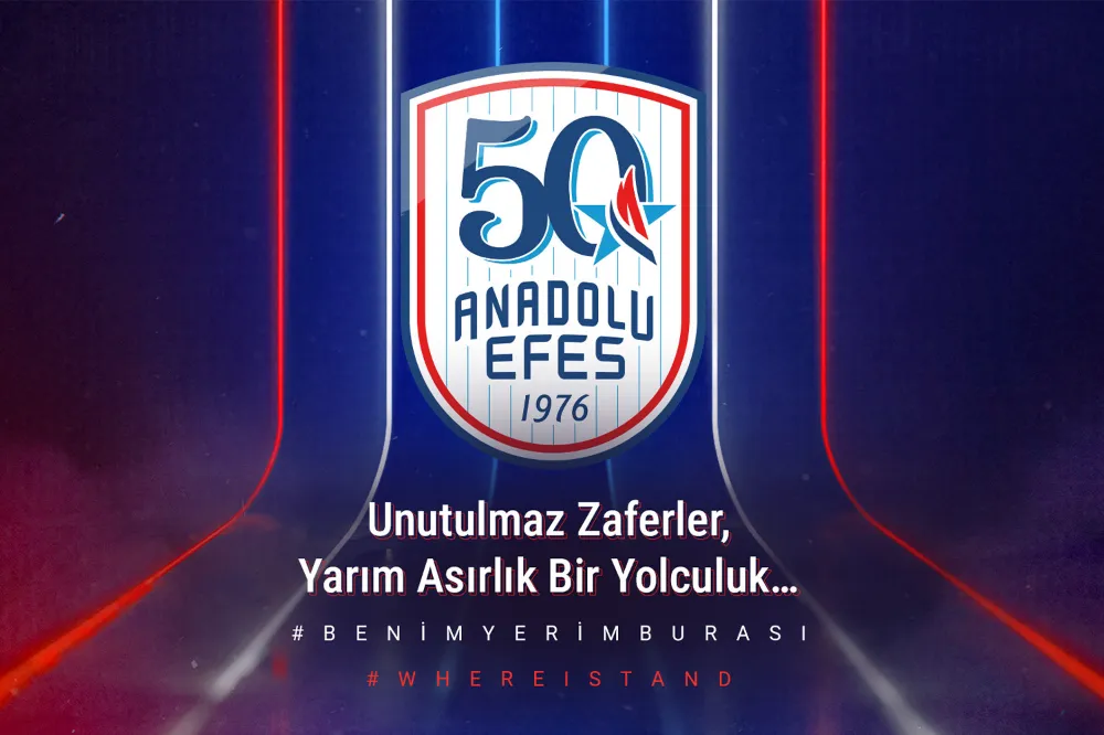Anadolu Efes Spor Kulübü, 50. Sezonuna 50. Yıl Logosu ile Başlıyor