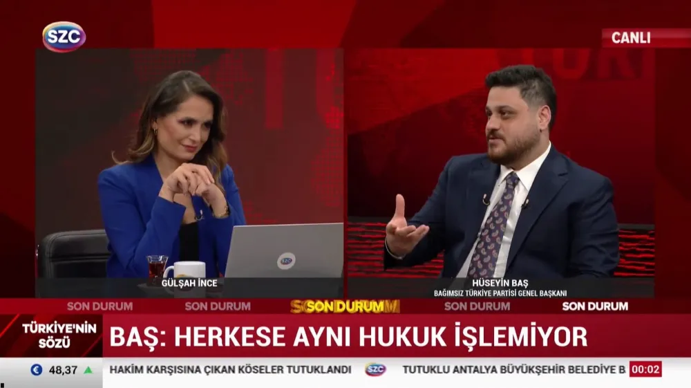 Hüseyin Baş “Türkiye’de herkese aynı hukuk işlemiyor”