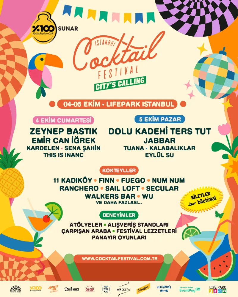 MİKSOLOJİ VE SANATIN BULUŞMA NOKTASI: İSTANBUL COCKTAIL FESTİVAL BAŞLIYOR! 